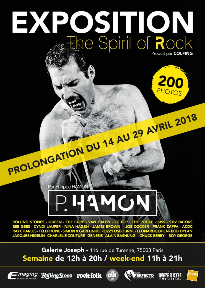 Affiche exposition Spirit of Rock