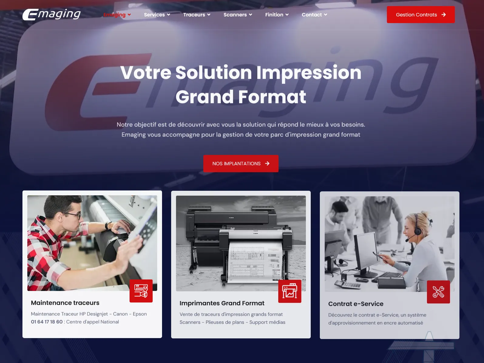 Le nouveau site emaging 2024